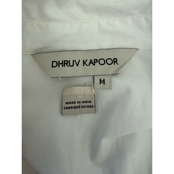 Anthropologie Dhruv Kapoor Embroidered Beaded Button-Down Shirt Size Medium - Picture 4 of 8